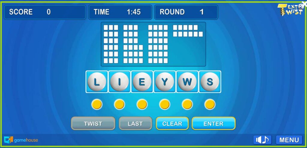 Text Twist 2 - Play Online on